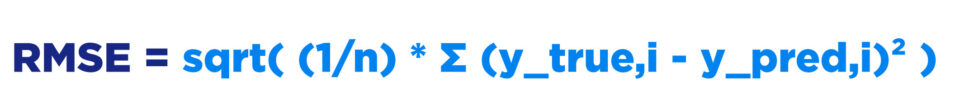 Root Mean Squared Error