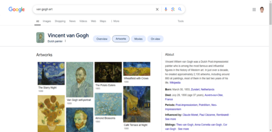 Image Pack for the keyword Van Gogh art