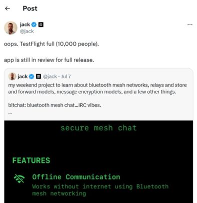 Official Release of Bitchat
