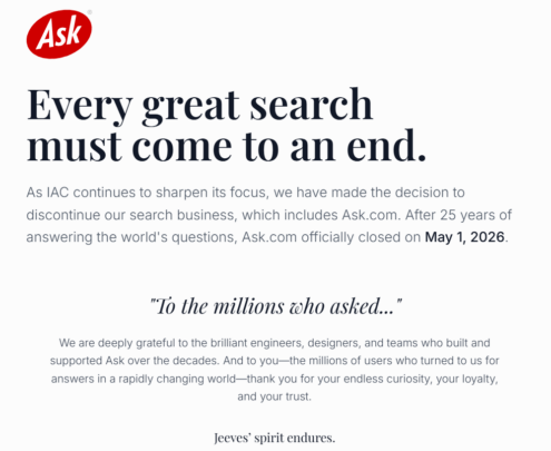 Farewell to Ask.com