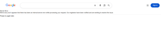 google-down