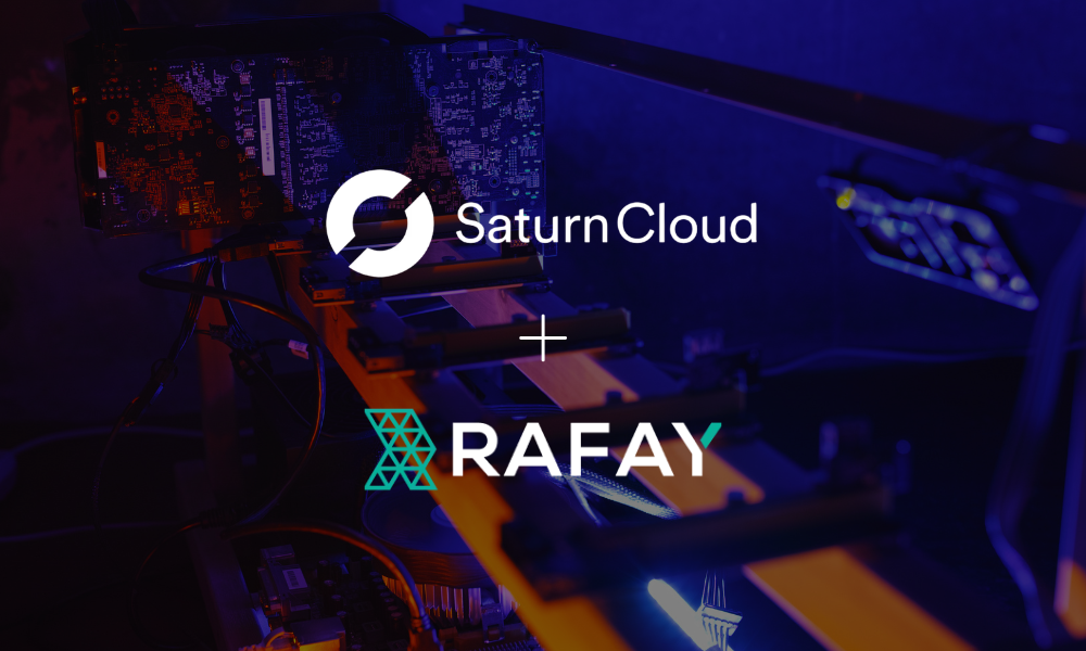 Saturn Cloud and Rafay Simplify AI Service Deployment