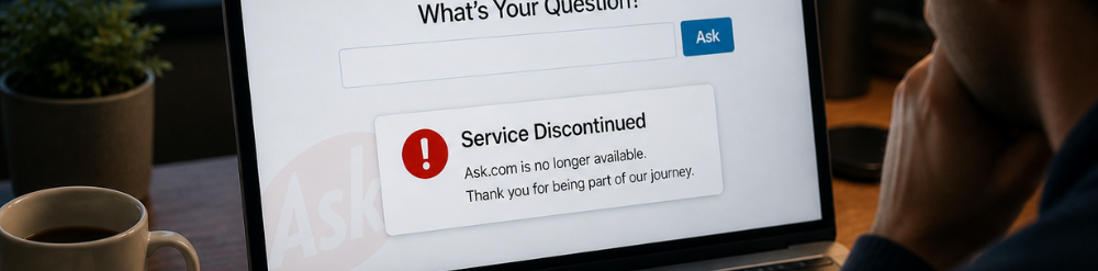 Ask.com Shuts Down Ask.com Shuts Down