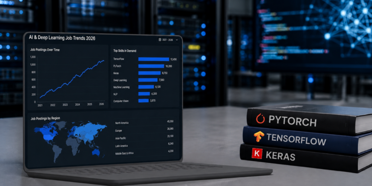 Deep learning frameworks hiring trends
