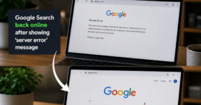 Google search back online